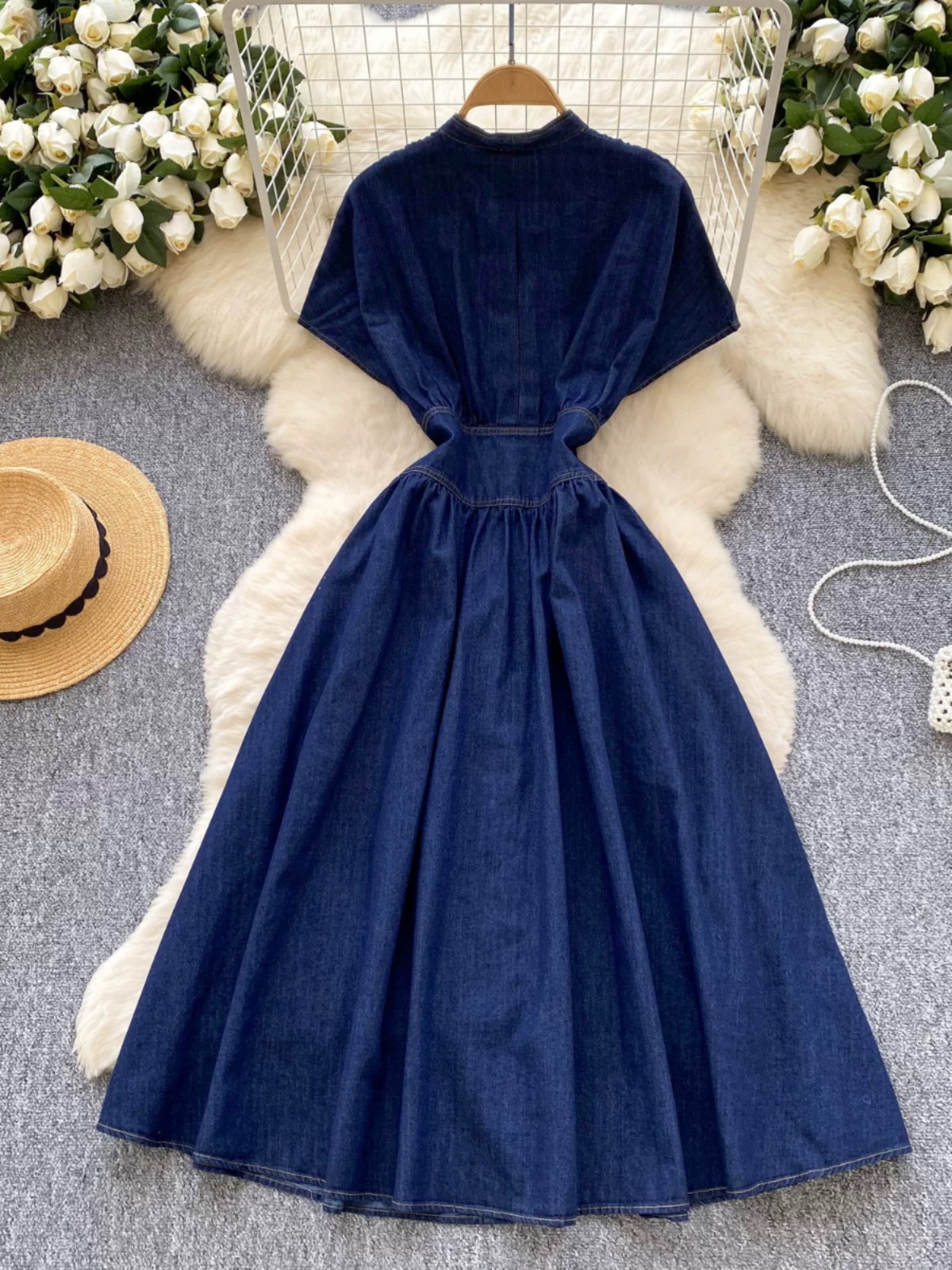 Rich auntie vibes dress DD124 images